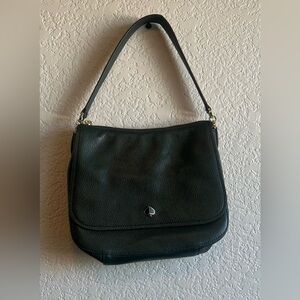 Kate Spade Dark Green Leather Shoulder Bag